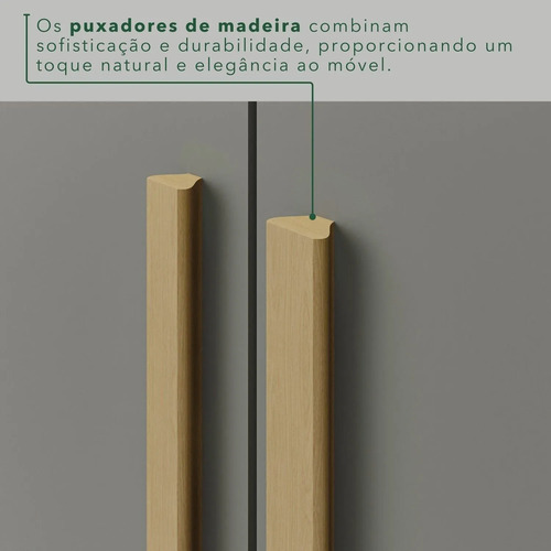 Guarda-roupa Casal 6 Portas 2 Gavetas França