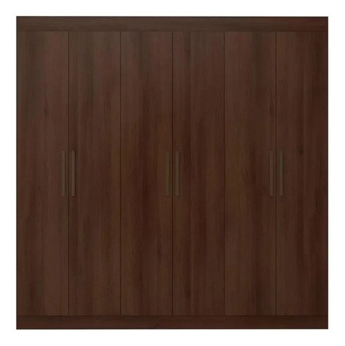 Guarda roupa casal bartira ville com 6 portas e 2 gavetas co 1