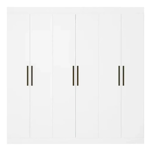 Guarda roupa casal bartira ville com 6 portas e 2 gavetas co