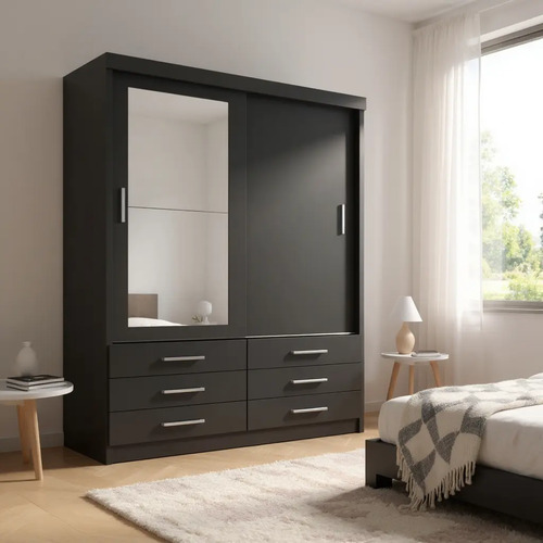 Guarda Roupa Tonielque Móveis GR Capri 2P/Esp Onix