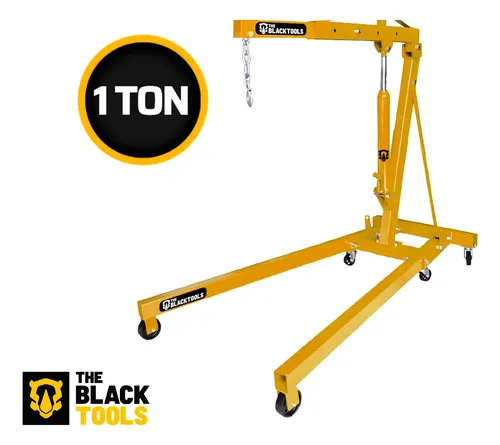Guincho Girafa Hidráulico Dobrável 1 Ton The Black Tools