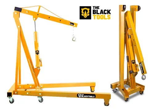 Guincho Girafa Hidráulico Dobrável 1 Ton The Black Tools