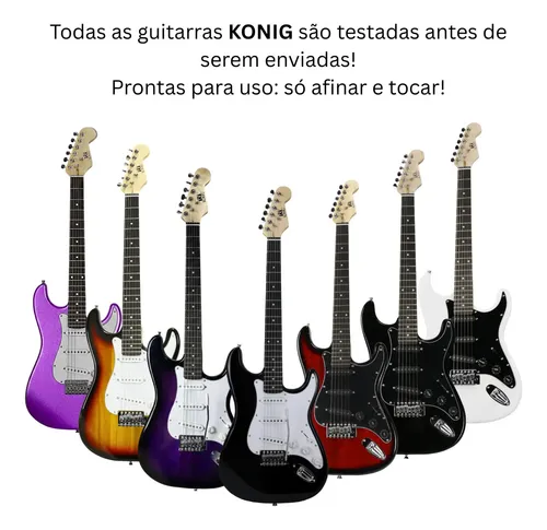 Guitarra Elétrica Konig St Stratocaster Brilhante 6c