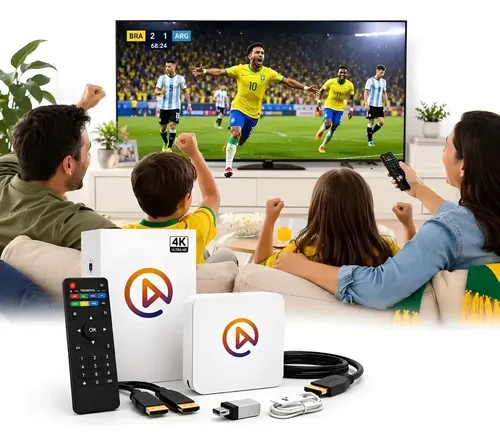Hdmi Smart Tv Box Uni V10 4k Versao 3a Geração Padrão 2026