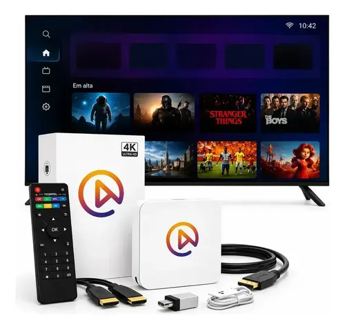 Hdmi Smart Tv Stick Uni V10 4k Versao 3a Geração Padrão 2026