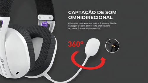 Headset Gamer Havit Fuxi H3 2.4g Bluetooth Usb Tipo C 7.1 Pr