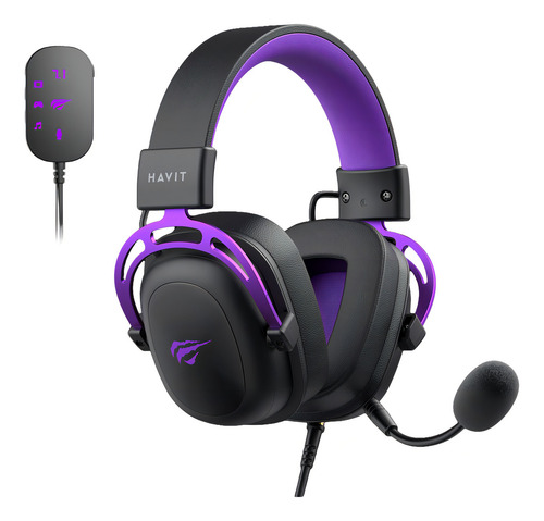 Headset gamer havit h2002cu usb p2 drivers 53mm cor preto e