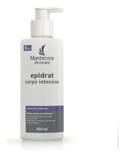 Hidrante corporal epidrat corpo intensivo com 450ml mantecor