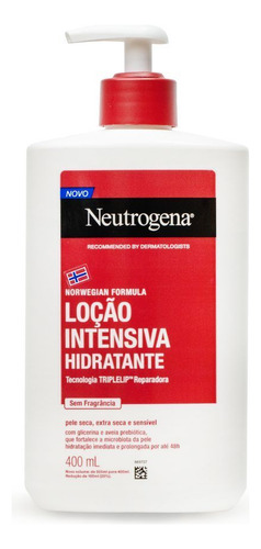 Hidratante Corporal Intensivo Norwegian Frasco Sem 400ml Neutrogena
