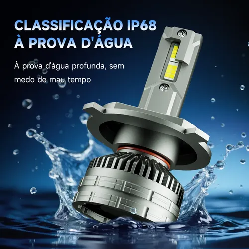 Higoogoo G70 Par Farol Carro Led H4 H1 H7 H11 Hb3 Hb4 H3 H27
