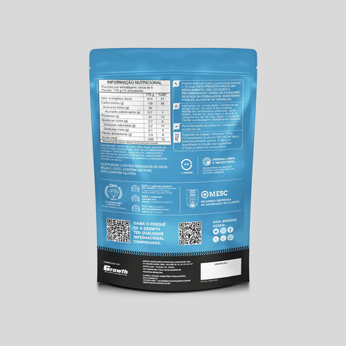 Hiper Mass 1kg Growth Supplements - Sabor Chocolate