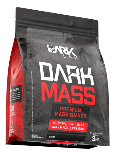 Hipercalórico Dark Mass 3kg Dark Lab Sabor Baunilha