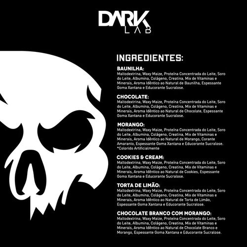 Hipercalórico Dark Mass 3kg Dark Lab Sabor Cookies