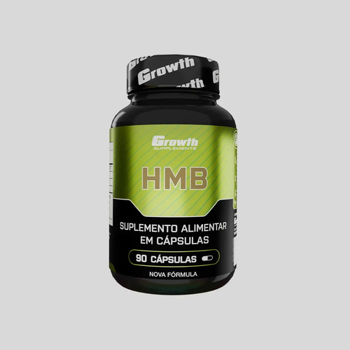 Hmb 90 Cápsulas Growth Supplements Sem Sabor