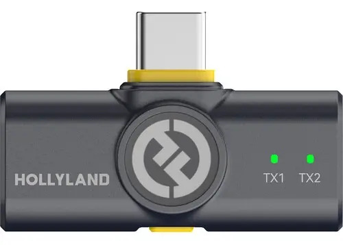 Hollyland Lark M2 Microfone S/ Fio P/ iPhone 15/16/17 E Android USB-C
