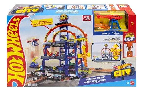 Hot wheels pista city mega garagem mattel jbm74
