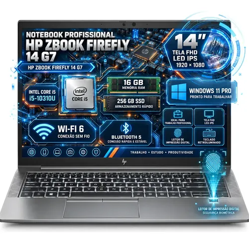 Hp zbook firefly 14 g7 core i5 10310u 16gb ram 256gb ssd fhd