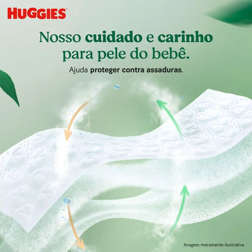 Huggies Fralda Pants Roupinha Premium Natural Care XXG - 52 Unidades