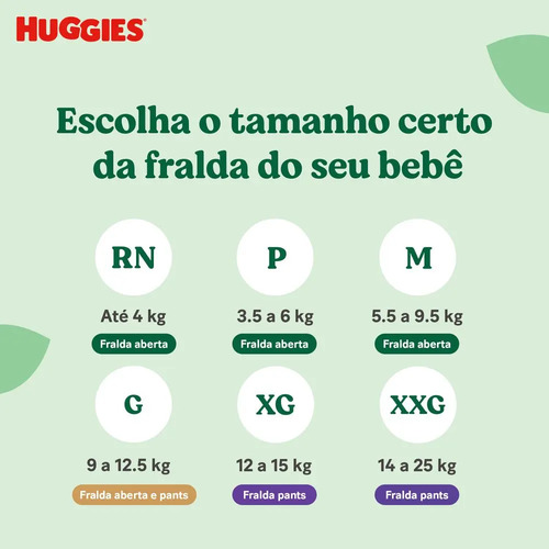 Huggies Fralda Pants Roupinha Premium Natural Care XXG - 52 Unidades