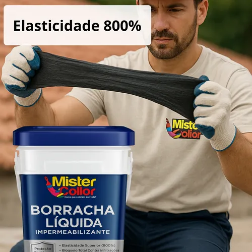 Impermeabilizante Borracha Líquida 18kg Externo E Interno
