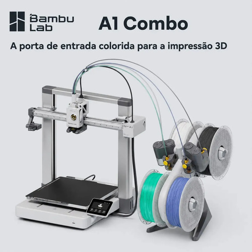 Impressora 3D Bambu Lab A1 Combo Com AMS Lite Multicor - A1C
