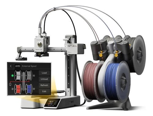 Impressora 3d bambu lab a1 mini combo a1mc