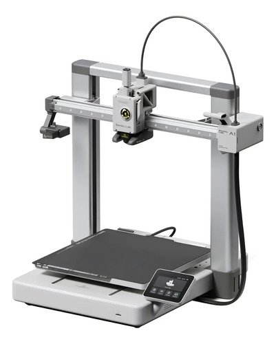 Impressora 3d bambu lab a1 sem ams prateado cinza