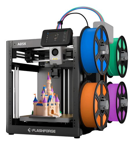 Impressora 3d flashforge ad5x profissional multicolorida