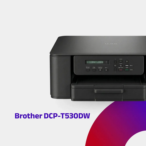Impressora Multifuncional Brother Dcpt530dw Tank Wifi Bivolt Preta 110/127v