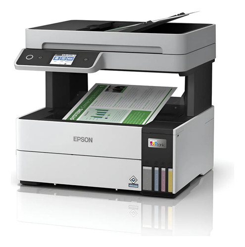 Impressora Multifuncional Colorida Ecotank Epson L6490 Wi-fi Preto