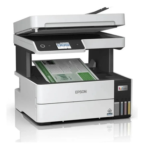 Impressora Multifuncional Colorida Ecotank Epson L6490 Wi-fi Preto