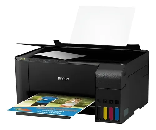 Impressora multifuncional ecotank colorida epson l3250 220v