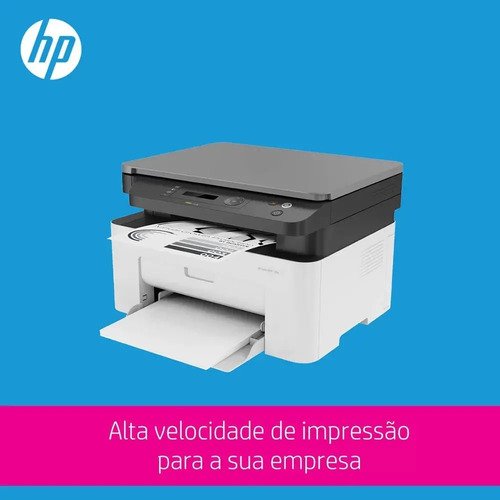 Impressora Multifuncional Monocromática HP 135A 4ZB82A Hi-Speed USB 2.0 de alta velocidade