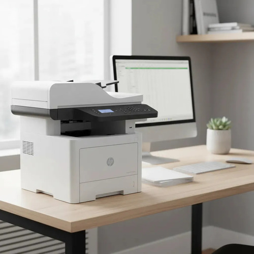 Impressora multifuncional monocromatica hp laserjet 432fdn