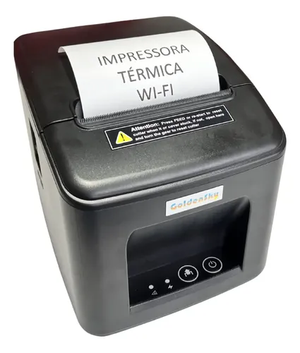 Impressora termica 80mm wifi usb com guilhotina compacta biv