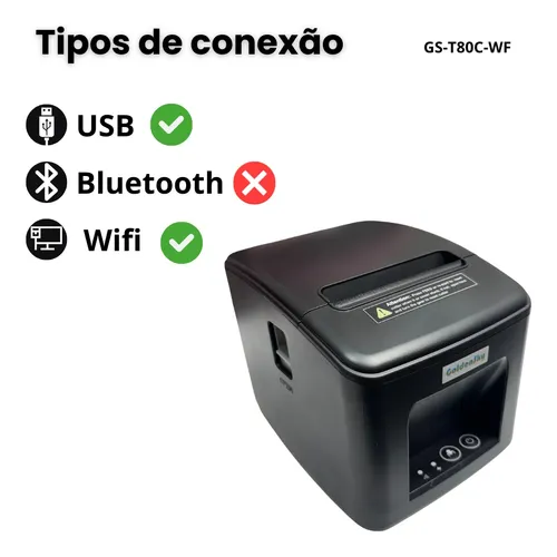 Impressora Térmica 80mm Wifi Usb Com Guilhotina Compacta Biv