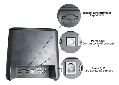 Impressora Térmica 80mm Wifi Usb Com Guilhotina Compacta Biv