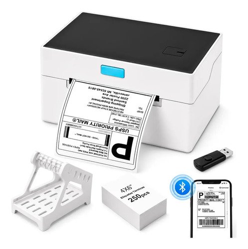 Impressora termica portatil bluetooth adesivas 250 etiquetas