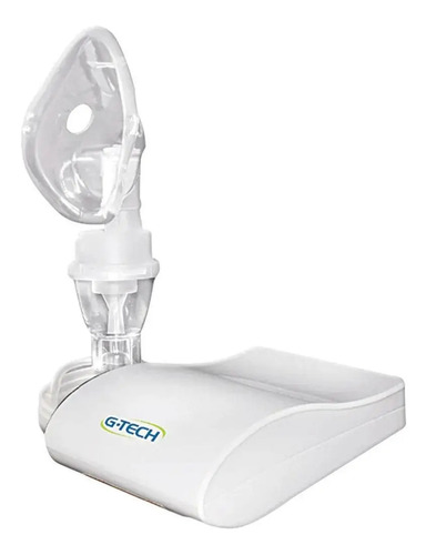 Inalador Nebulizador Gtech Infantil Adulto Silencioso Cor Branco Compact Dc1