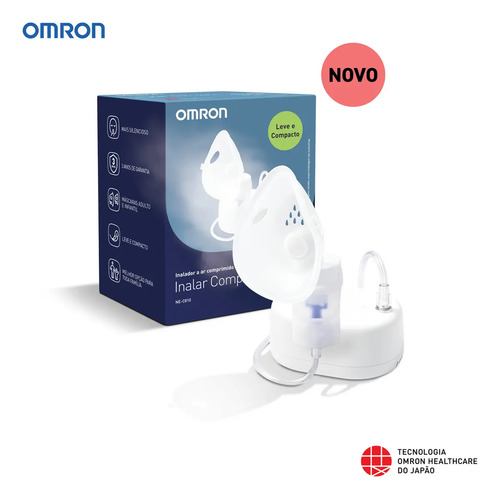 Inalador nebulizador omron inalar compact ne c810 portatil s