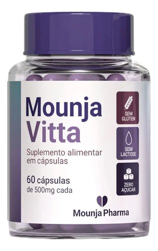 Inibidor de apetite mounjavitta suplemento natural 60 caps