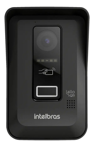 Intelbras Allo Wt7 Porteiro Eletrônico Preto e Cinza