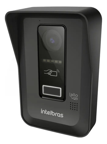 Intelbras Allo Wt7 Porteiro Eletrônico Preto e Cinza