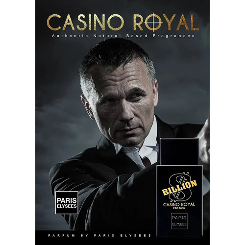 Intense Perfume Billion Casino Royal Paris Elysées 100ml Alta Performance