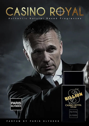 Intense Perfume Billion Casino Royal Paris Elysées 100ml Alta Performance