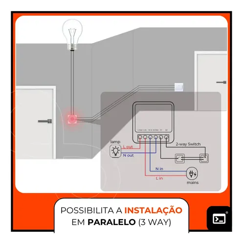 Interruptor Inteligente Wifi Novadigital Mini 1ch 16a Alexa