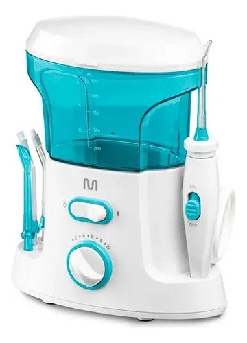 Irrigador oral clearpik family 600ml bivolt com 5 bicos para