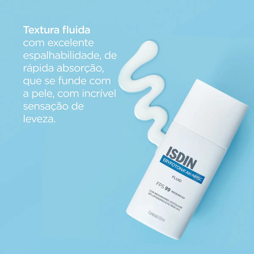 ISDIN Protetor Solar Facial Eryfotona AK-NMSC FPS 99 - 50ml