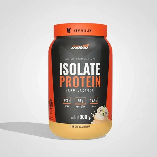Isolate Protein 900g New Millen Sabor Baunilha