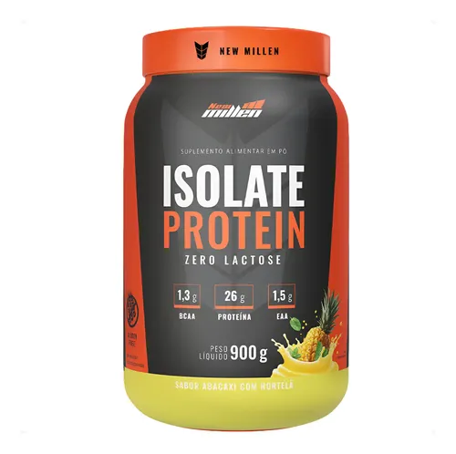 Isolate protein proteina isolada 900g new milen zero lactose